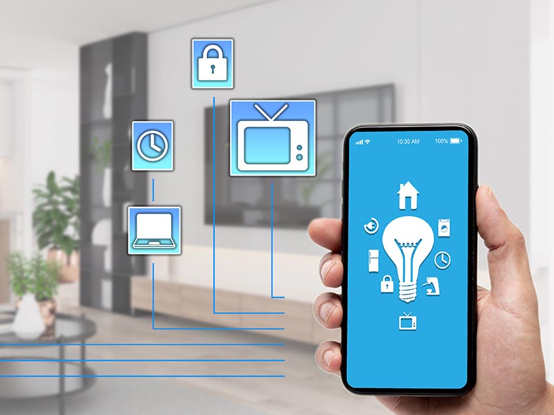 Smarthome Smartphone Hausautomatioon Smart home